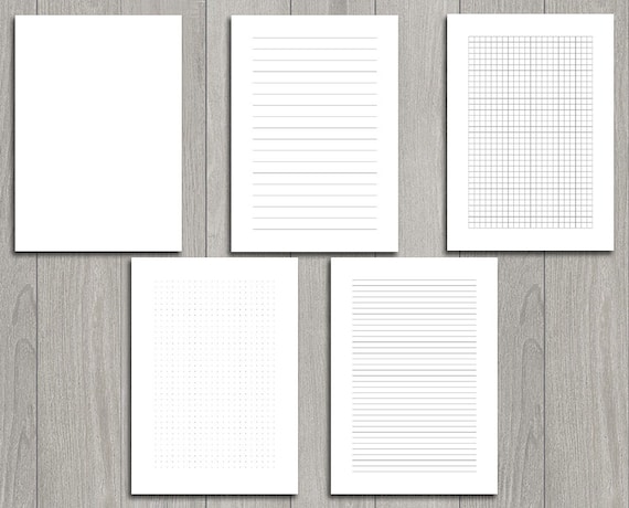 printable stationery Journal pages digital scrapbooking planner inserts Letter writing set  Pastel digital paper