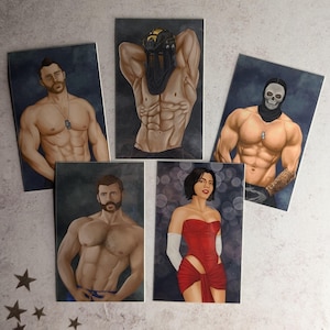 Pegatinas de personajes de COD