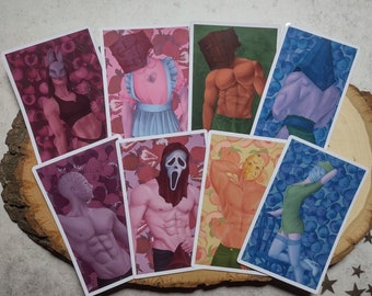 Slasher Character Stickers (2x3)