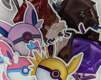 Misprint Stickers. set of 3 random stickers.