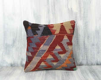 14x14 pillow | Etsy Handwoven Kilim pillow 14x14 Inch