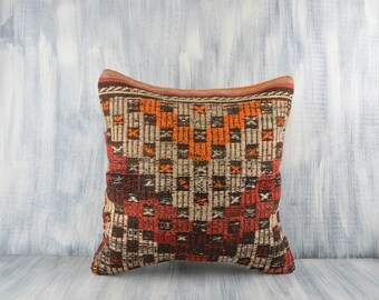 Decorative Throw Pillow Bohemian Carpet Pillow 16x24 Pillow Case Boho Sham Cover Ethnic Kilim Pillow Home Decor Sofa Kilim Pillow