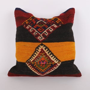 Decorative Throw Pillow, Turkish Kilim Pillow, Bohemian Kilim Pillow, Home Decor, Anatolian Aztec Kilim Pillow, Cushion Cover, Tureky Pillow