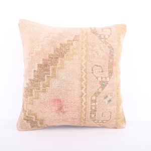 Turkish Kilim Pillow, 18x18 Pillow Cover, Decorative Throw Pillow, Home Decor, Cushion Cover, Turkey Pillow, Couch Pillow, Boho Pillow