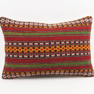16x24 Pillow Cover, Turkish Kilim Pillow, Bohemian Carpet Pillow, Handmade Pillow Case, Home Decor, Sofa Throw Pillow, Kilim Cushion Cover