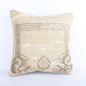 20x20 Kilim Pillow Cover, Bohemian Kilim Pillow, Handwoven Kilim Pillow, Bohı Pillow, Decorative Throw Pillow, Aztec Pillow, Home Decor