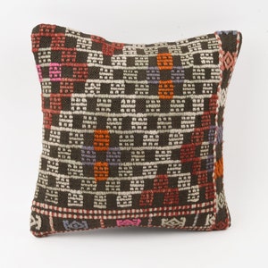 Kilim Pillow, Turkish Kilim Pillow, Decorative Throw Pillow, Home Decor, Turkey Pillow, Anatolian Aztec Pillow, Kilim Cushion Cover