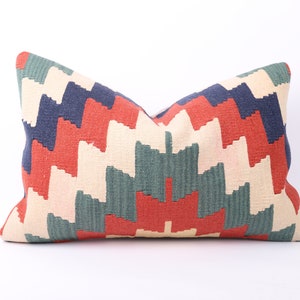 16x24 Kilim Pillow, Turkish Kilim Pillow, Vintage Kilim Pillow, Decorative Throw Pillow, Home Decor, Ethnic Kilim Pillow, Turkey Pillow