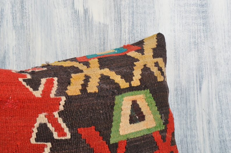 Pillow Sham Natural Home Decor Accent Pillow Pillowcases 16x24 Decorative Kilim Pillow Kilim Lumbar Cushion Covers Throw Pillow Cover