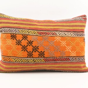 16x24 Pillow Cover, Tribal Decor, Handwoven Kilim Pillow, Home Decor, Boho Pillow, Cushion Cover, Vintage Kilim Pillow, Sofa Pillow