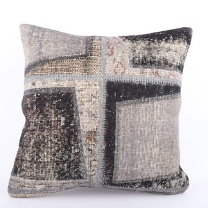 24x24 Kilim Pillow, Handwoven Kilim Pillow, Bohemian Kilim Pillow, Throw Pillow, Cushion Cover, Euro Sham Cover, Couch Pillow, Home Decor