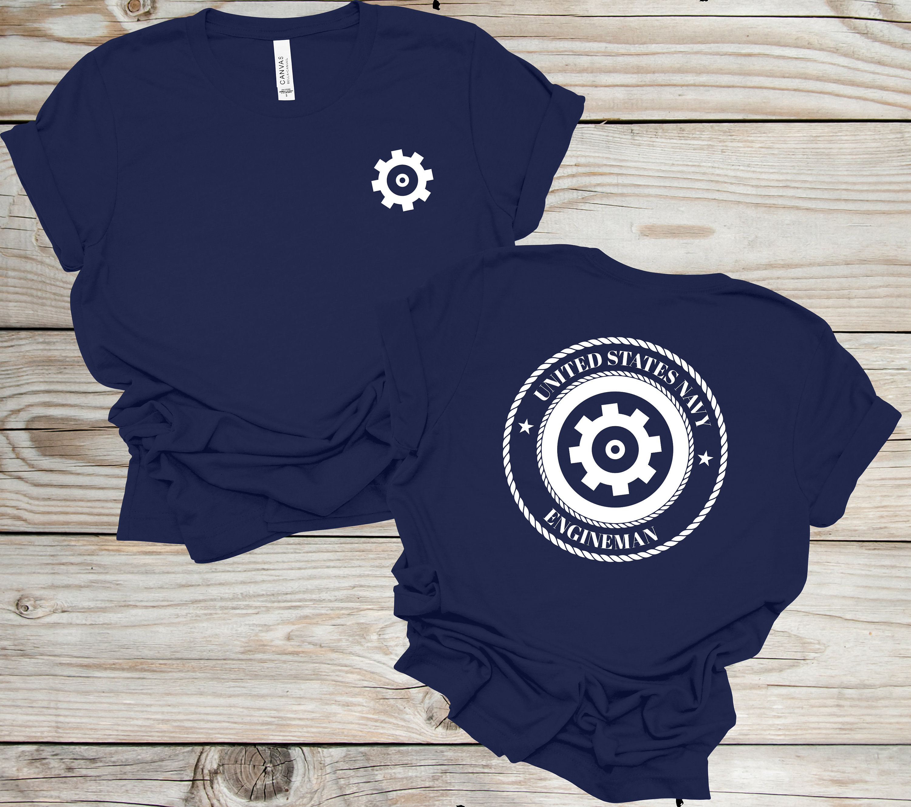 Engineman US Navy T-Shirt: Veteran Gift