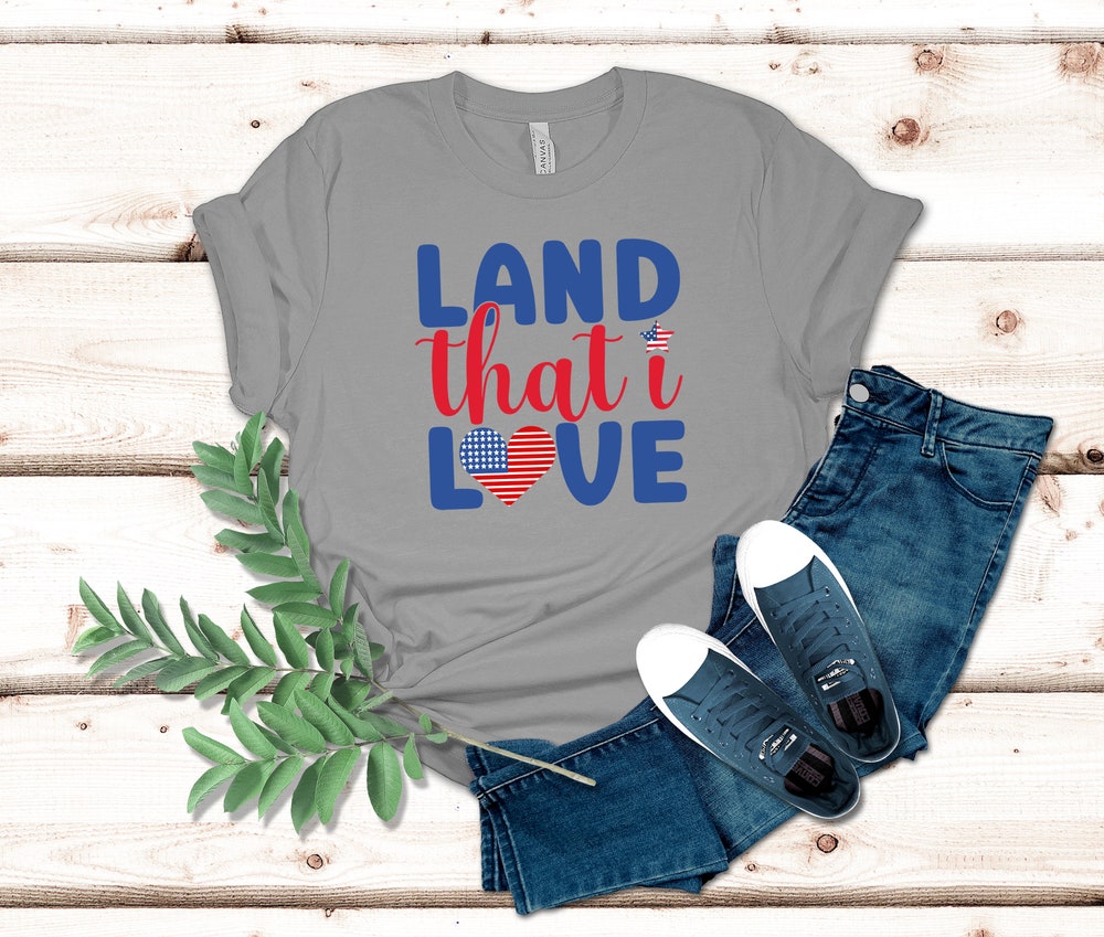 Land That I Love Shirt, Patriotic Shirt, Freedom Shirt, July 4Th Shirt, Memorial Day Shirt, America Shirt, Usa Shirt Miosama
