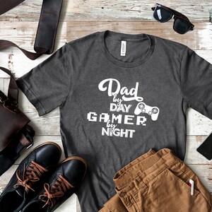 Dad By Day Gamer By Night Shirt gaming shirt game Shirt Gamer Shirt Fathers Day Shirt Gamer Dad Shirt Game shirt Gamer shirts