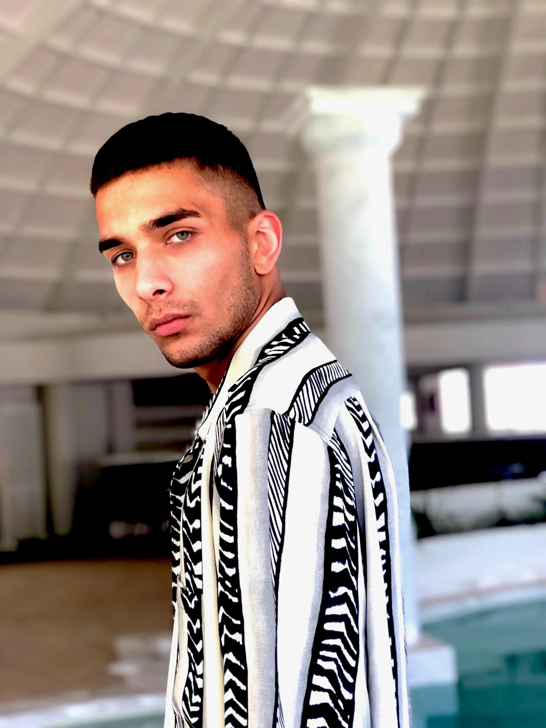 Vintage 80s Deadstock Zebra Print Shirt for Men Sizes M - XL