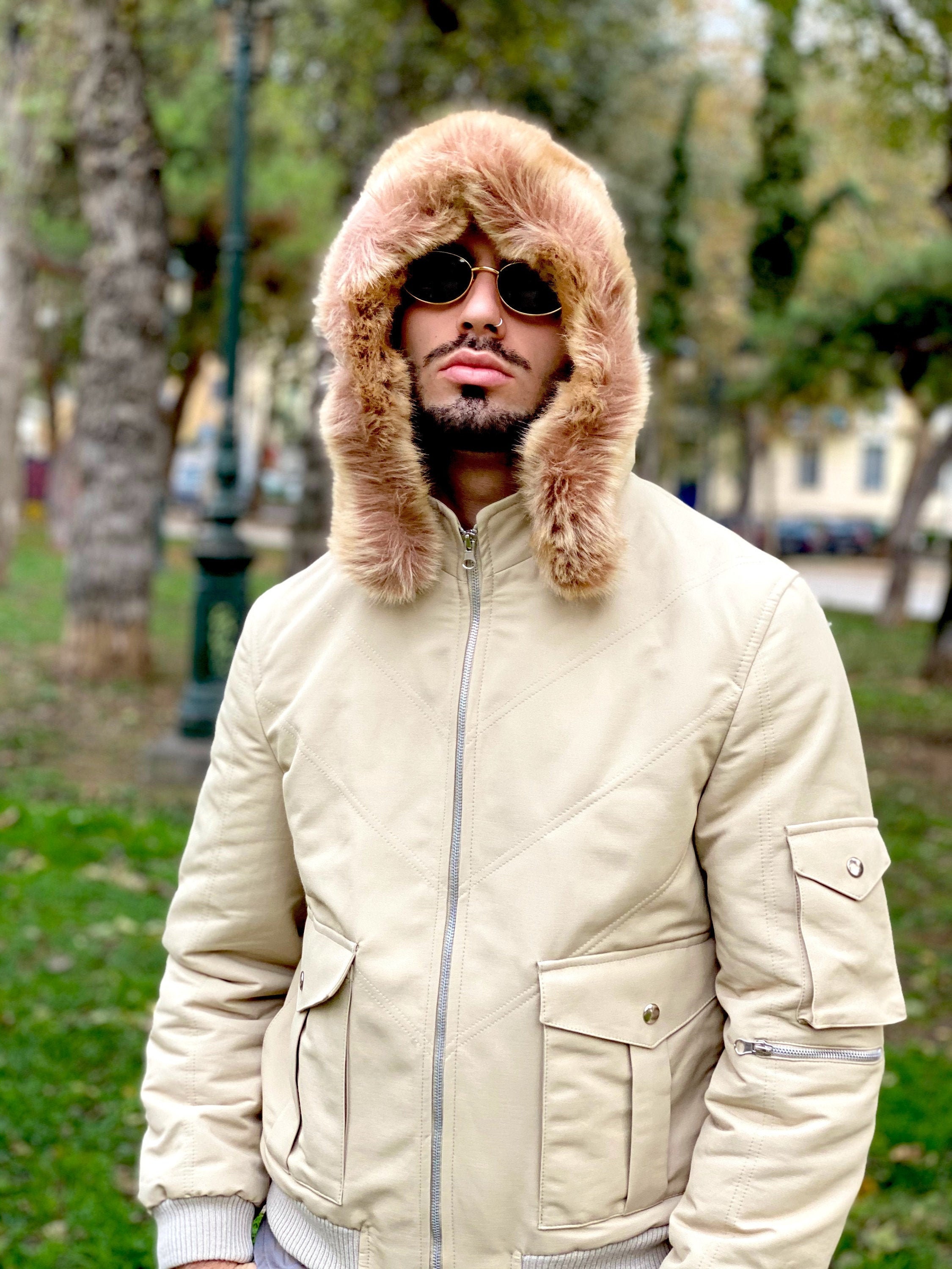 ジャケット・アウター Vintage 90s Fur Bomber jacket il_fullxfull.2149514644_19w7.jpg