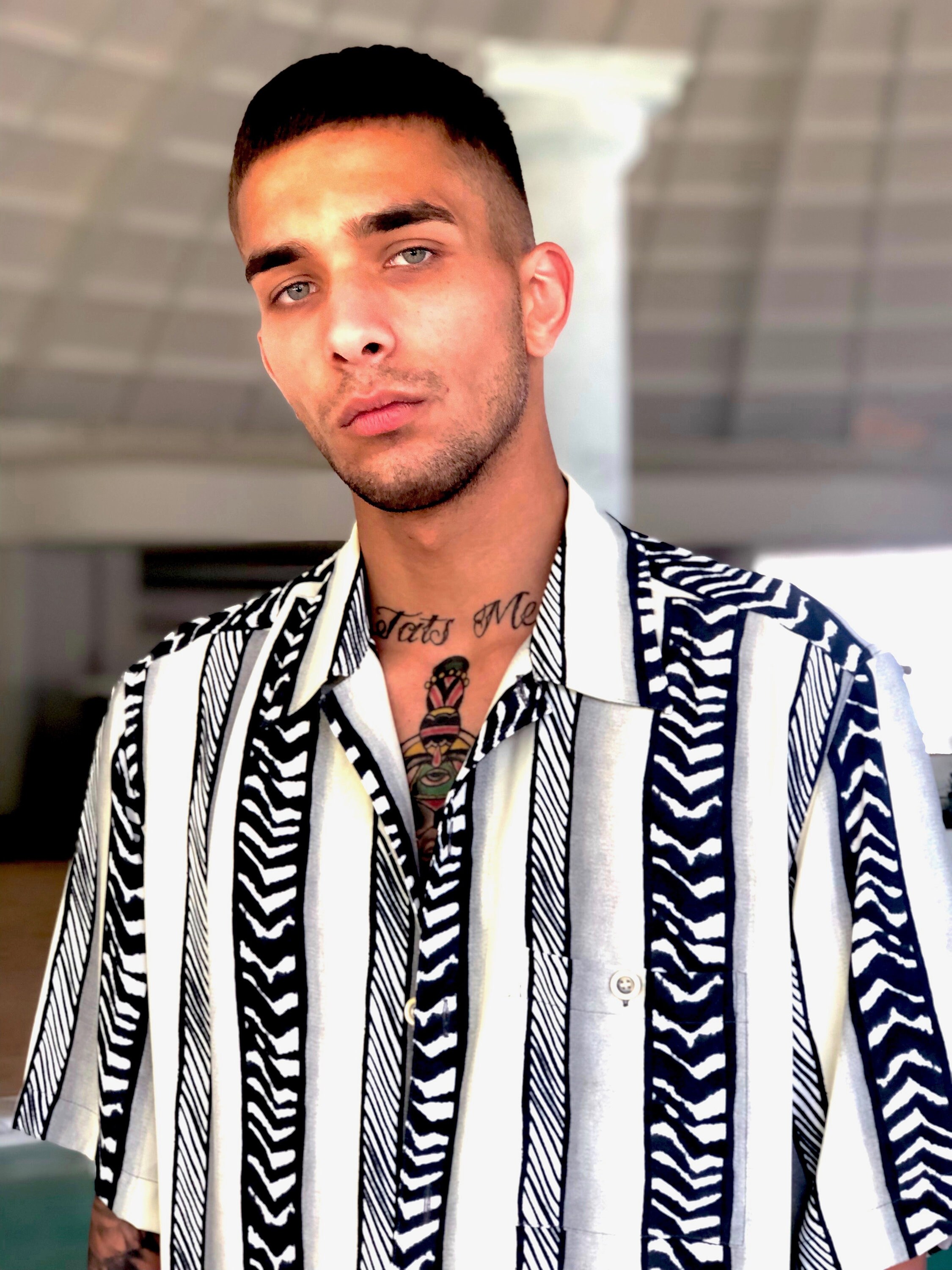 Vintage 80s Deadstock Zebra Print Shirt for Men Sizes M - XL Vintage 80s Deadstock Zebra Print Shirt for Men Sizes M - XL