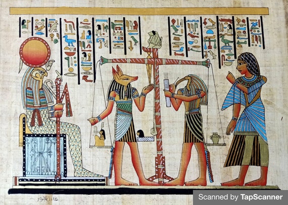 エジプト古代 壁画風 パピルス 古代エジプト 壁画風アート パピルス - メルカリ