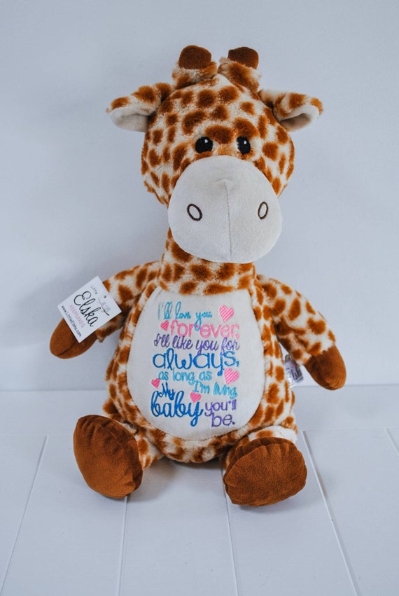 personalized stuffed giraffe
