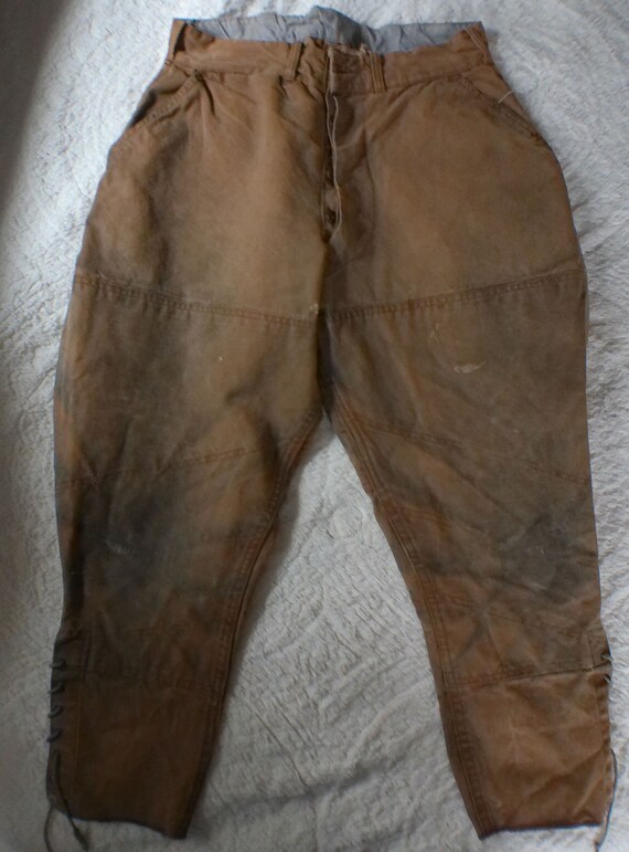 Vintage Reinforced Canvas 'Wear Well' Breeches, A… - image 1