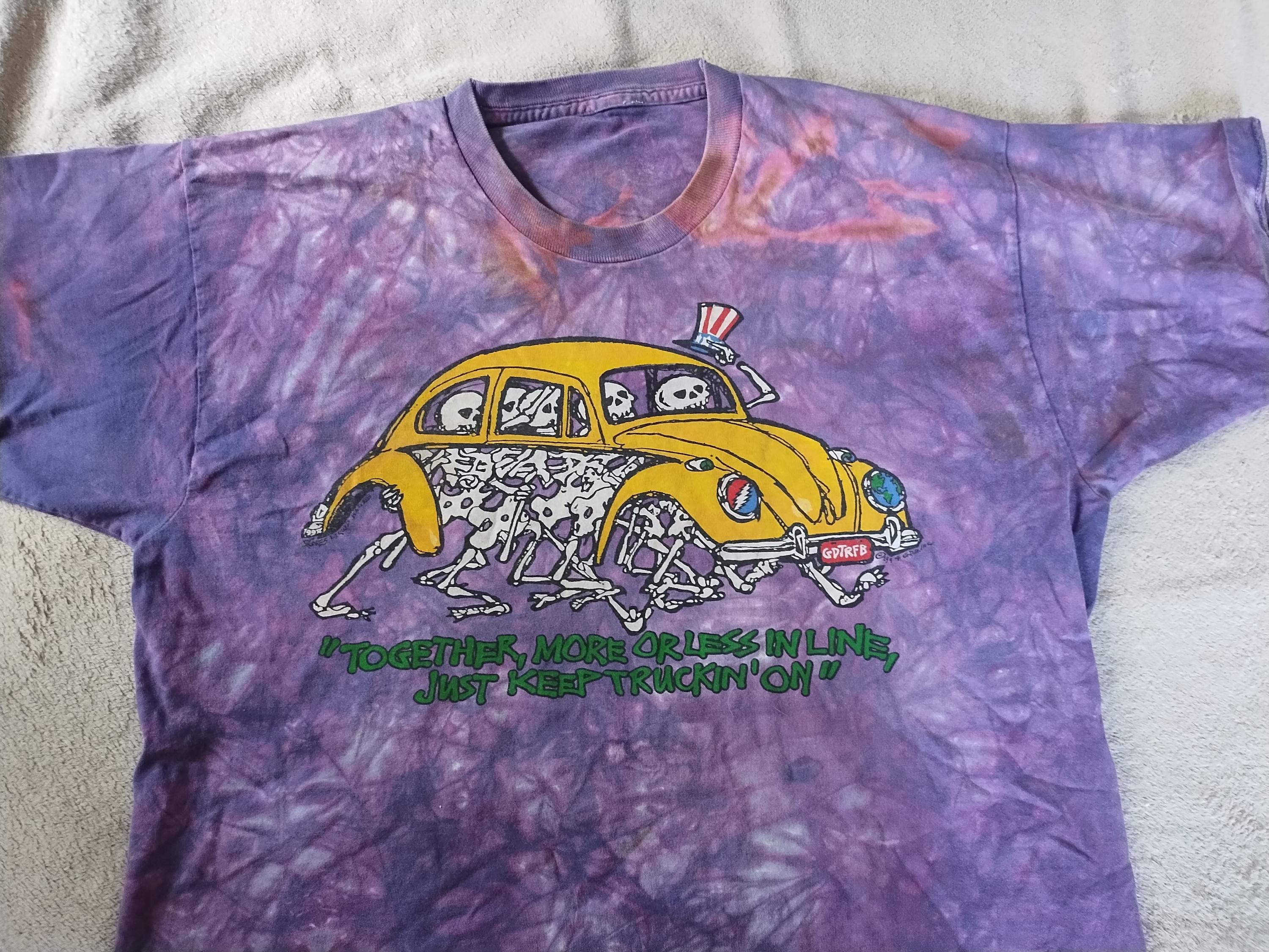 Vintage 1994 Grateful Dead Tie Dye Graphic T Shirt 