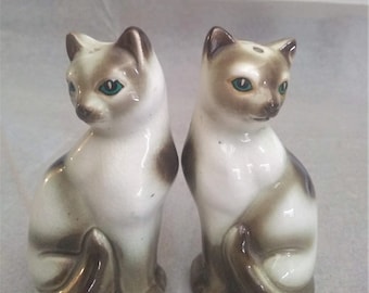 Gato persa con ojos verdes salt y pepper Shakers