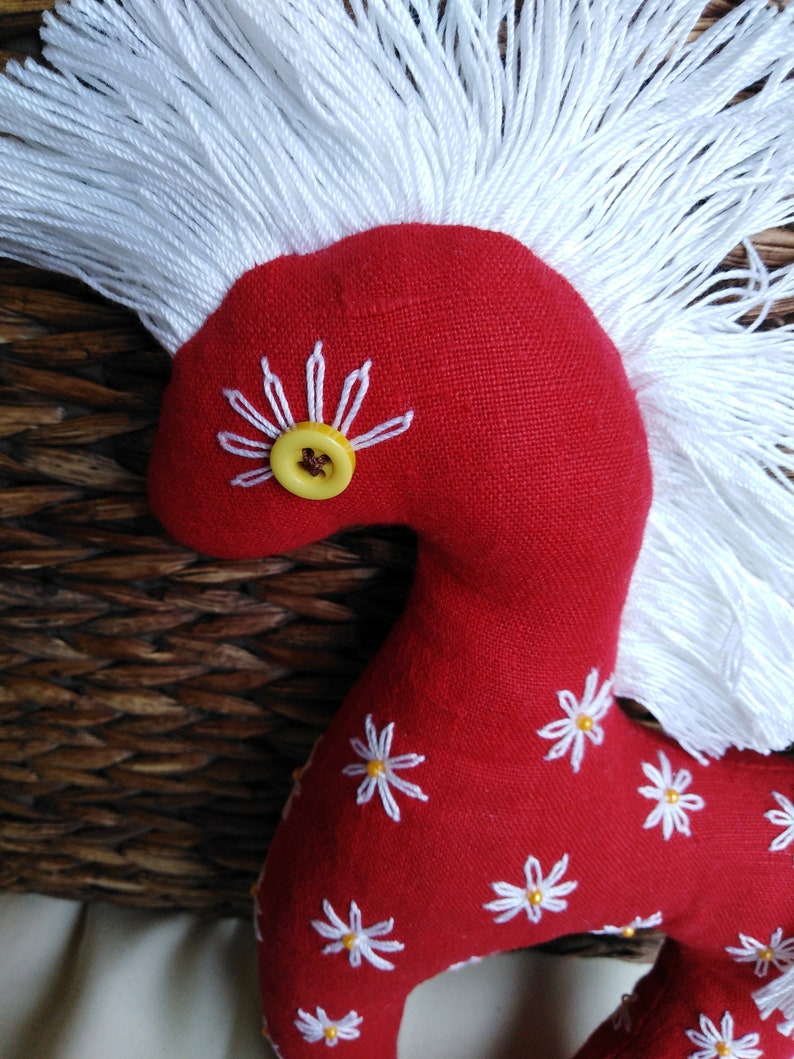 Handmade Soft horse Fabric toy Bridal Party Gifts Nursery Etsy