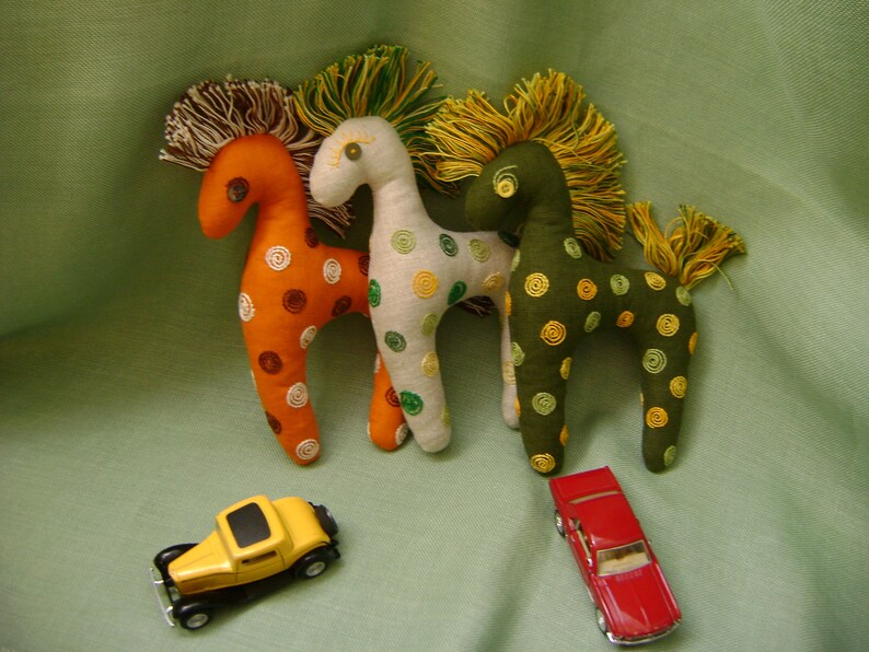 Handmade Soft horse Fabric toy Bridal Party Gifts Nursery Etsy