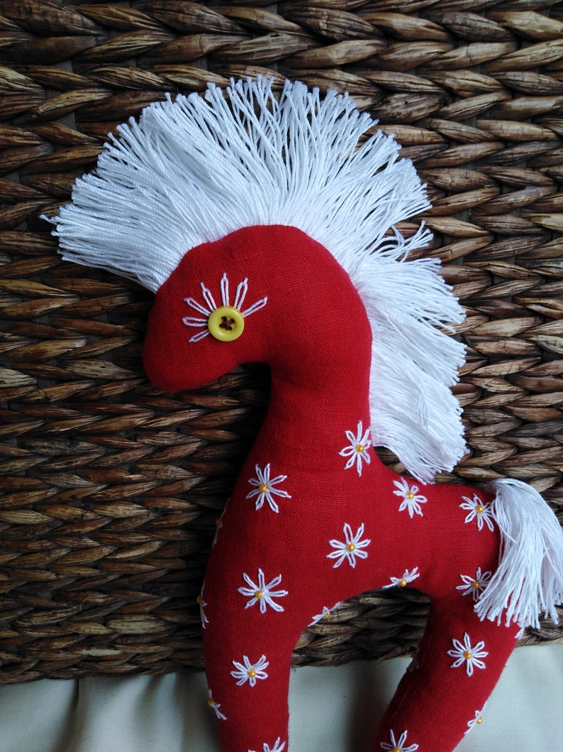 Handmade Soft horse Fabric toy Bridal Party Gifts Nursery Etsy