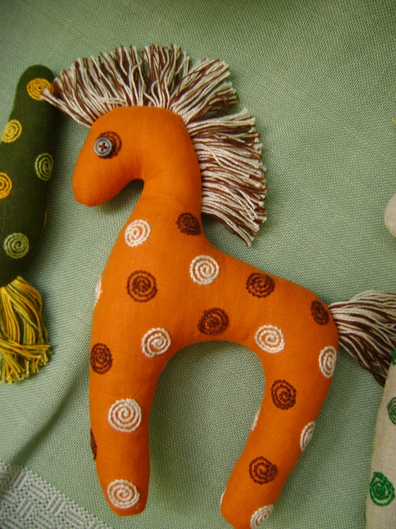 Handmade Soft horse Fabric toy Bridal Party Gifts Nursery Etsy