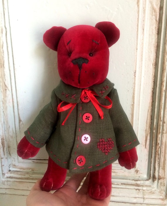 velvet teddy bear