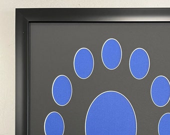 70213162012+1 Graduation Frame and 13 opening Mat - 16 x 20 - Clear Glass