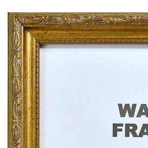 301G Antique Gold Filagree Finish Picture Frame