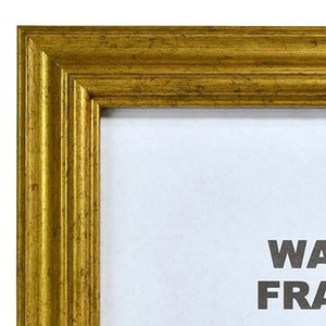 11505 Gold Photo Picture Frame Glass