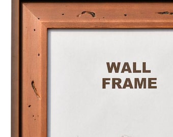 911602 Walnut/Rust 2" Solid Wood Picture Frame