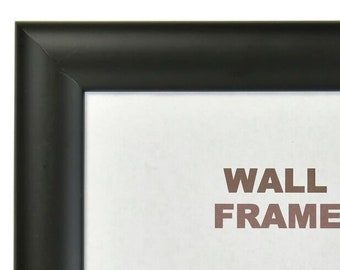 900125 Black Contemporary Wood Picture Frame - 1-1/2" WIDE MOULDING