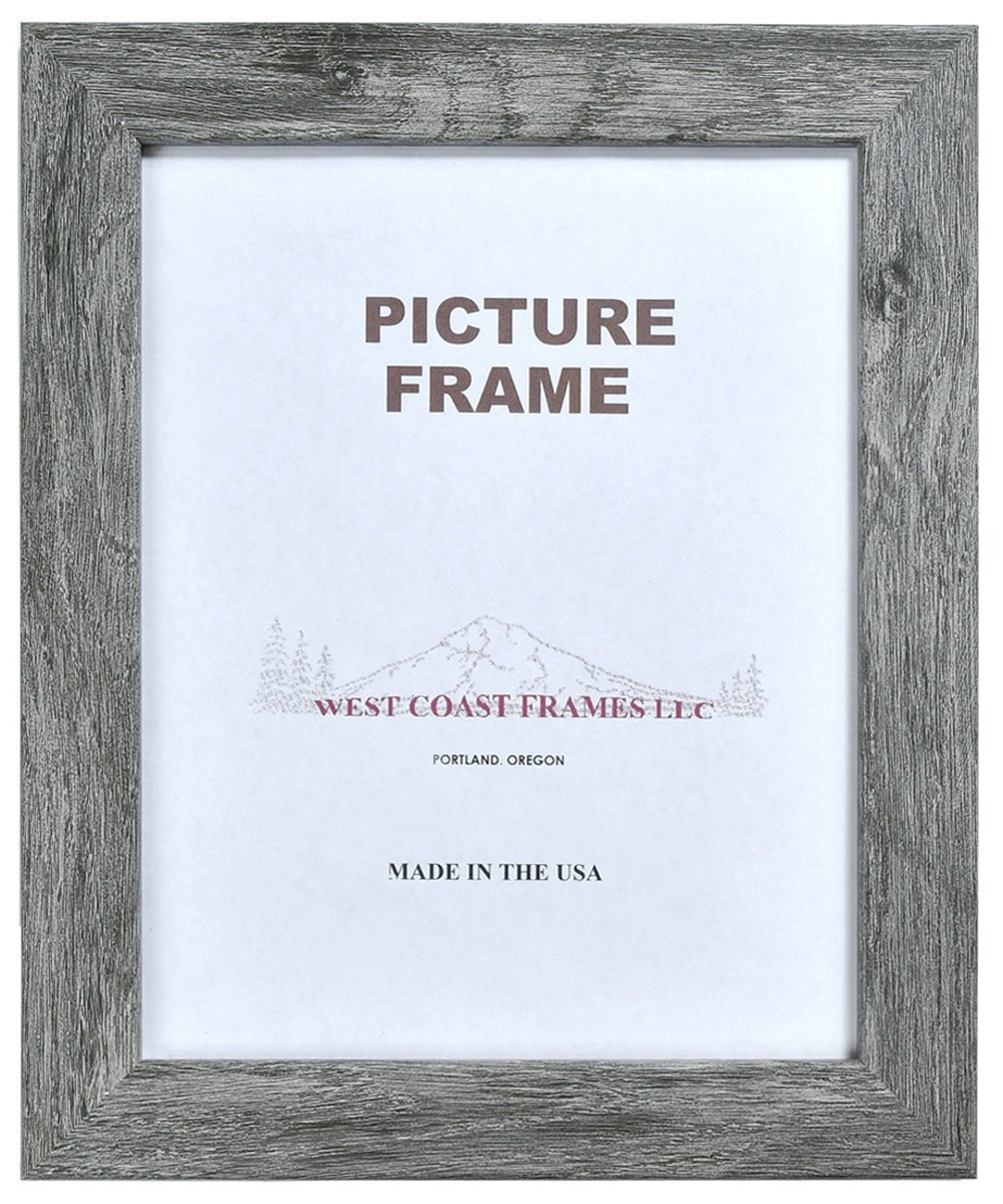 26030 Gray Barnwood Picture Frame Etsy