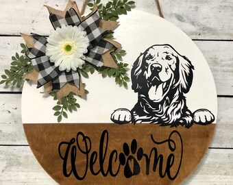 Beware Of Golden Retriever Rustic Sign SignMission Classic Plaque Decoration Beware Of Golden Retriever Rustic Sign SignMission Classic Plaque Decoration