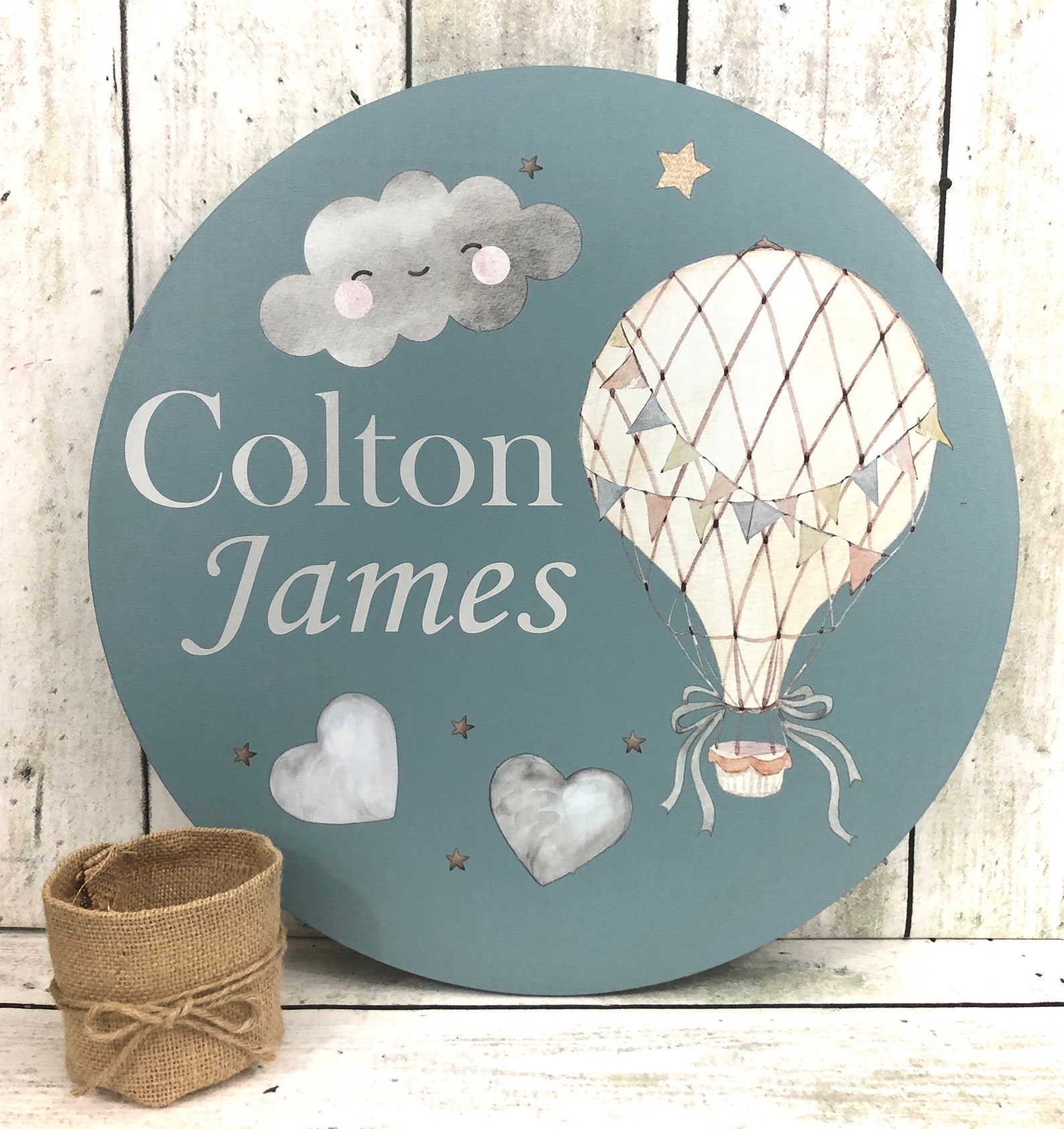 Baby Boy Nursery Name Sign Personalized Nursery Sign Etsy
