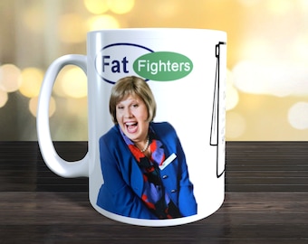 Fat Fighters, Little Britain, Mug Picture is on both sides.