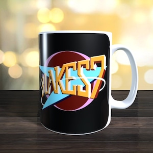Blakes 7 Logo, Retro Sci-fi TV Show.  Image on both sides.