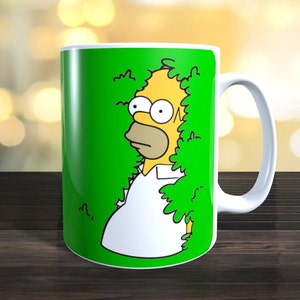 Tazza Homer Hedge, I Simpson, immagine su entrambi i lati