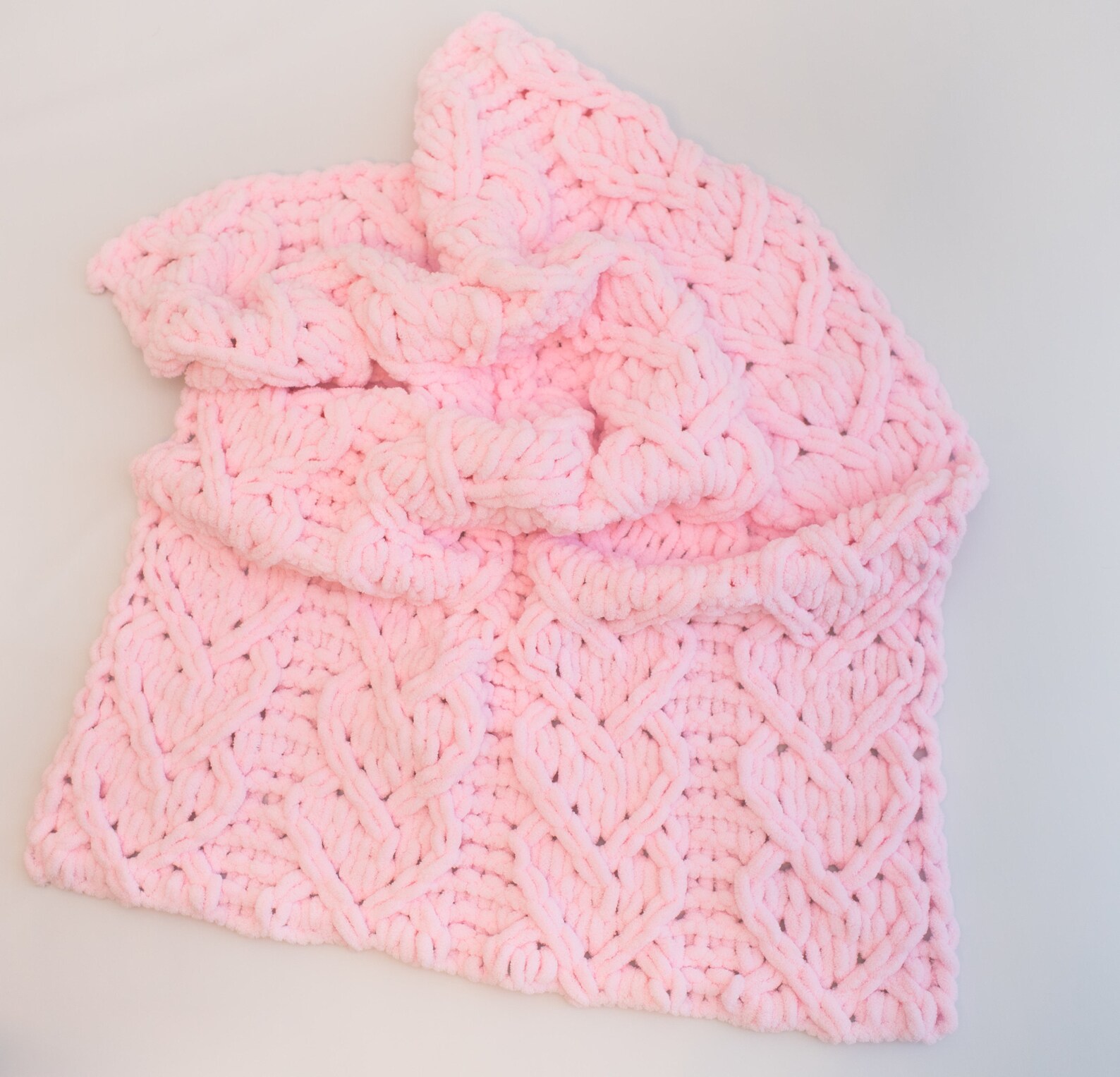 Finger Knit Blanket Pattern Pdf Alize Puffy Blanket Pattern Etsy