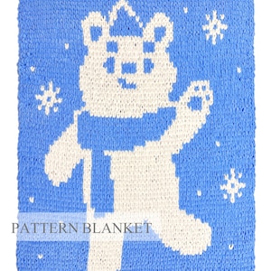 Alize Puffy More Blanket Pattern, Finger Blanket Pattern, Loop Yarn Blanket Pattern, Baby Blanket Knitting Pattern, Bear Blanket Pattern