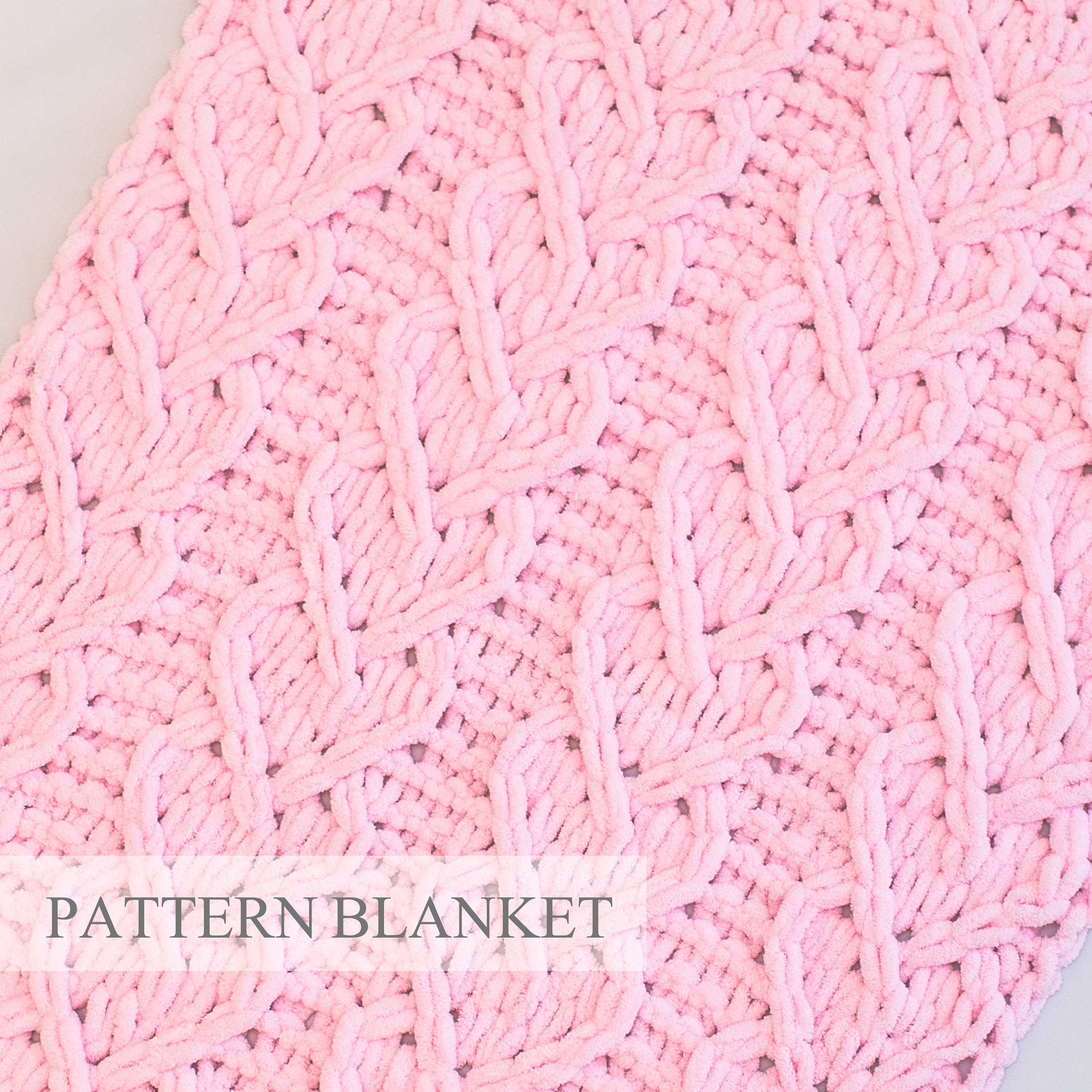 Finger Knit Blanket Pattern Pdf Alize Puffy Blanket Pattern Etsy