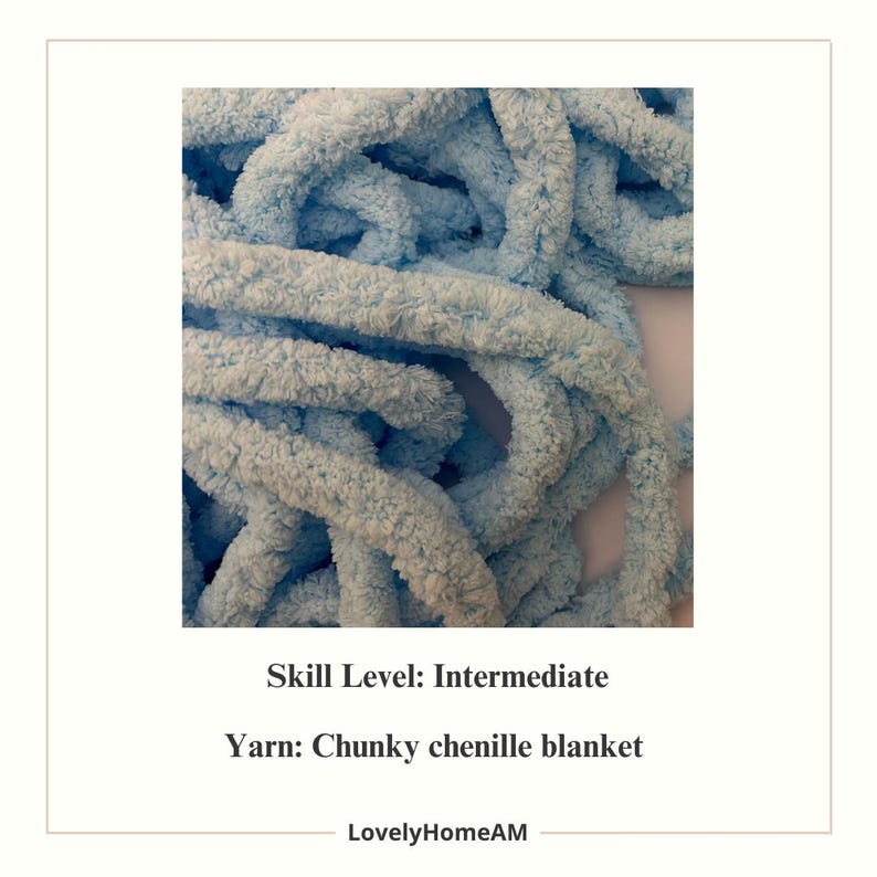 Chunky Blanket Knitting Pattern: Letter W Initial, Finger Knit (PDF) - Etsy