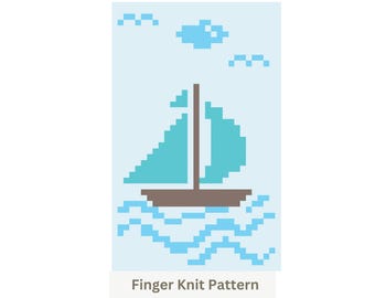 Schema per realizzare una coperta spessa a maglia con le dita: tutorial fai da te facile (download PDF)