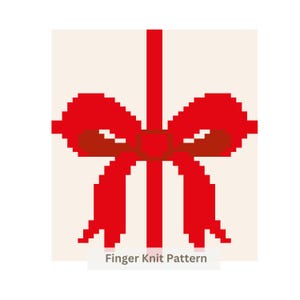 Blanket Knitting Pattern. Chunky Blanket Pattern Bow. Finger Knitting : Good Easy DIY Tutorial (PDF)