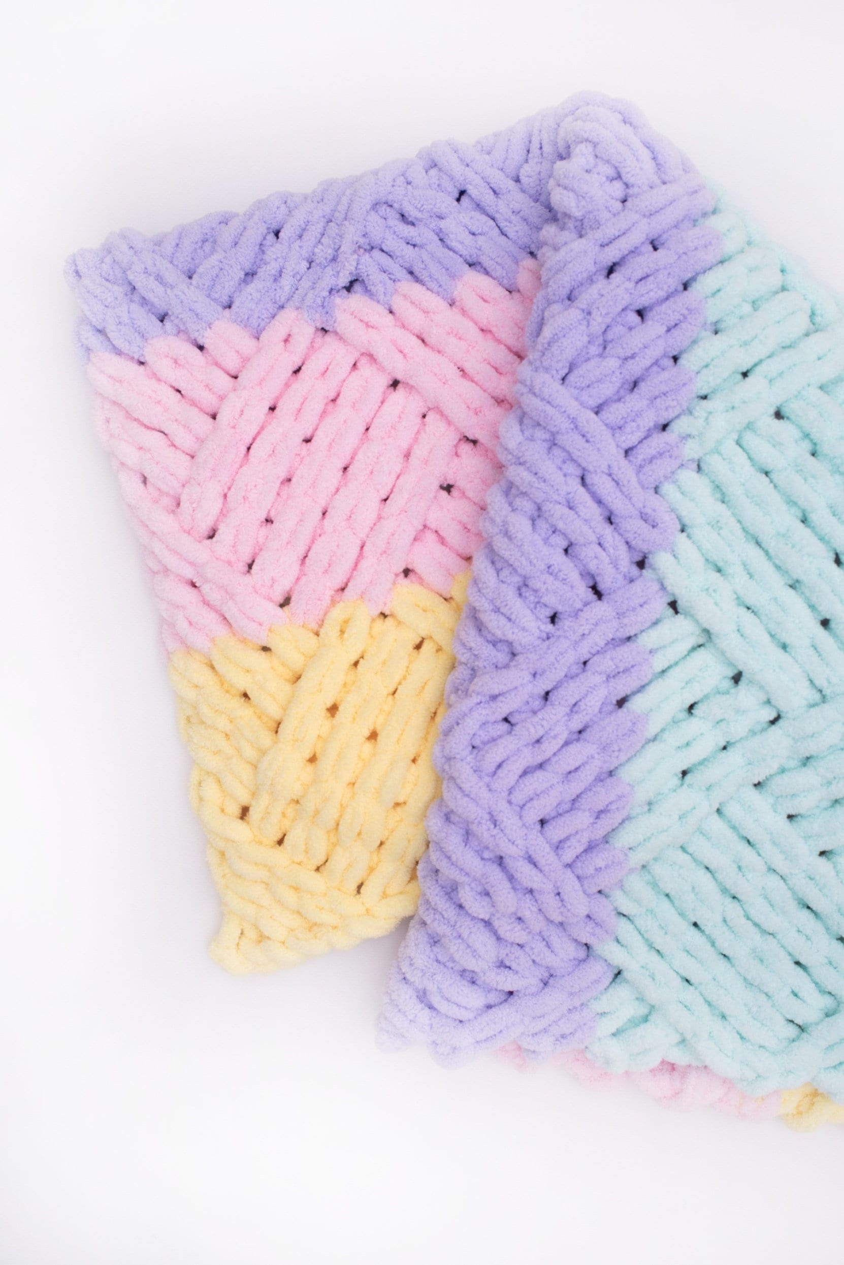 Loop Yarn Blanket Pattern PDF Finger Knit Blanket Pattern Etsy