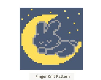 Baby grobstrick Decke Muster: Finger Stricken Anleitung PDF Muster, DIY Vorlage für Wohnkultur